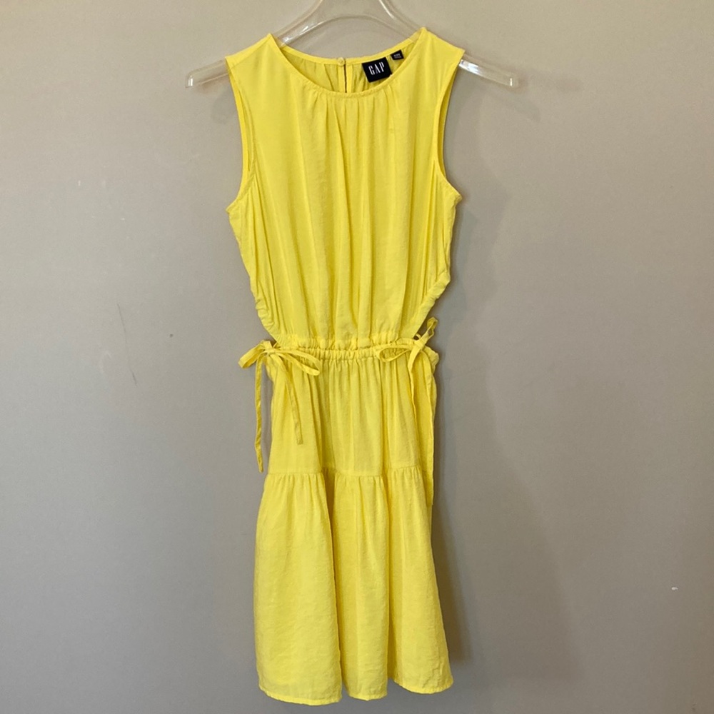 NWOT Gap Yellow Summer Dress XXS